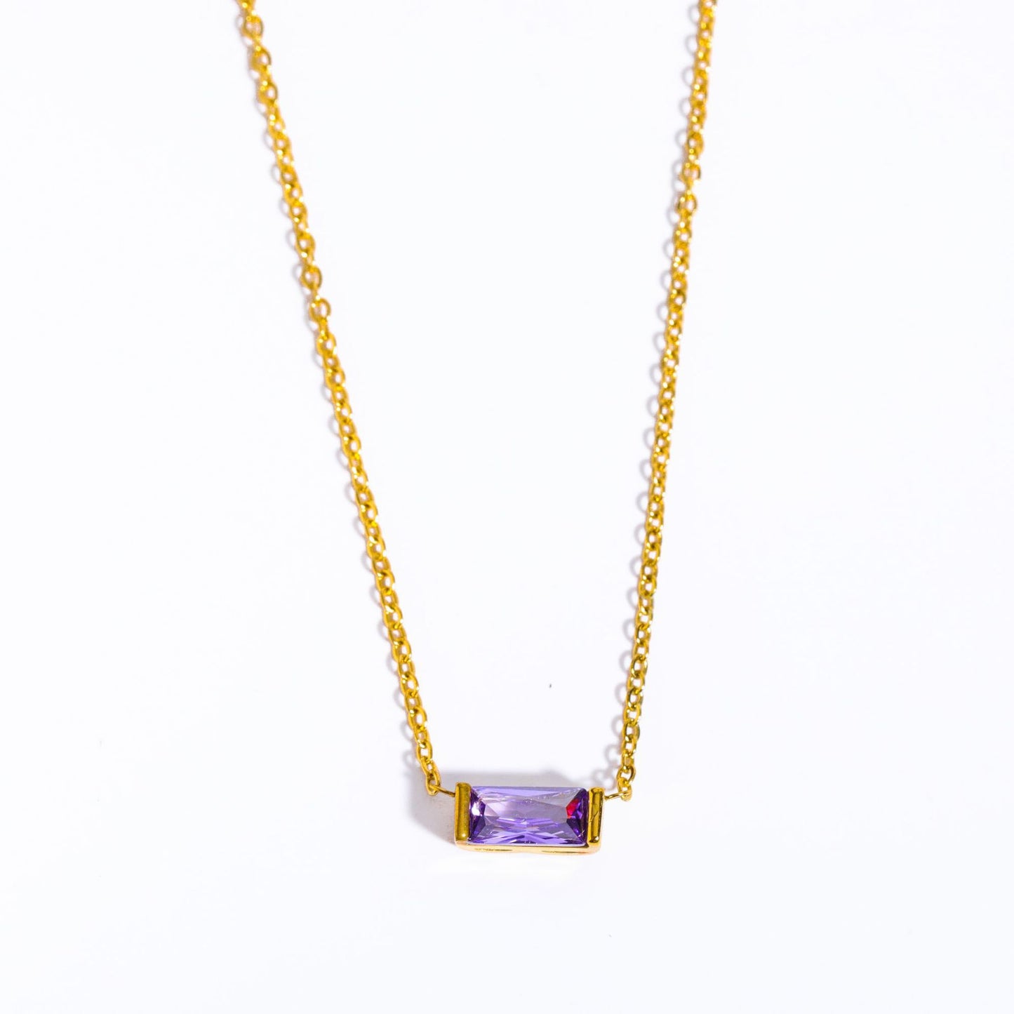 Radiant Birthstone Necklace A Personalized Treasure for Every Month