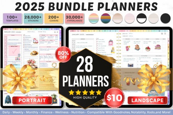 All-in-One Digital Planner Template: Stay Organized and Achieve Your Goals