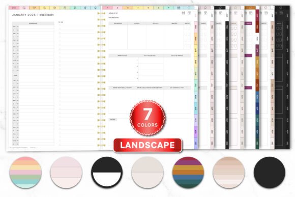 All-in-One Digital Planner Template: Stay Organized and Achieve Your Goals