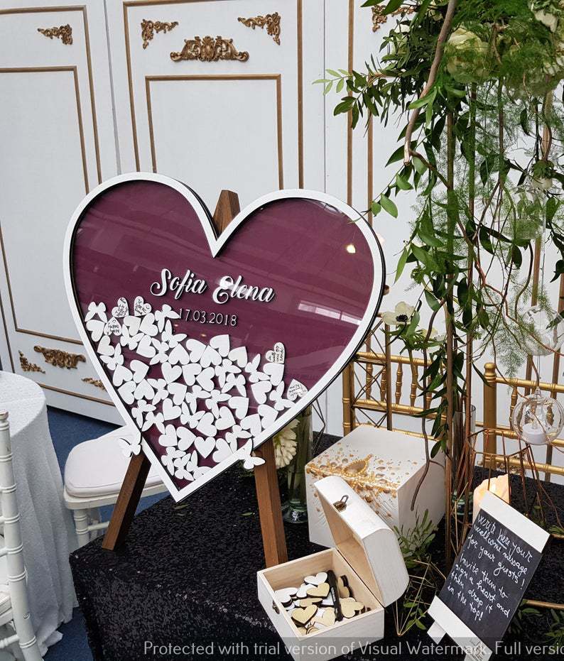 Wedding Personalized Sign-in Photo Frame Sign-in Board Book