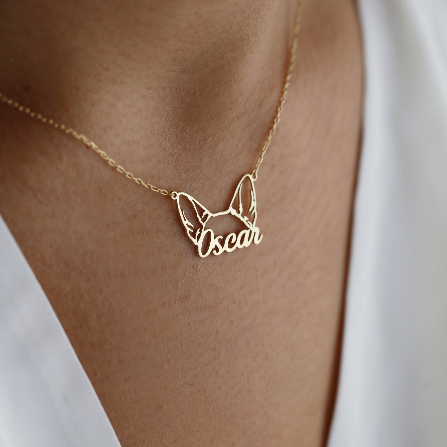 Dog Name Necklace | Personalized Dog Ears Necklace | Custom Pet Jewelry | Pet Name Necklace | Pet Memorial Gift, Gift for Her,Christmas Gift custom dog pendant,dog ear necklace,dog ears necklace,dog memorial gift,dog mom necklace,dog name necklace,gift for her,handmade jewelry,name necklace,personalized gift,pet jewelry,pet lover gift,pet memorial gift