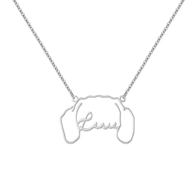 Dog Name Necklace | Personalized Dog Ears Necklace | Custom Pet Jewelry | Pet Name Necklace | Pet Memorial Gift, Gift for Her,Christmas Gift custom dog pendant,dog ear necklace,dog ears necklace,dog memorial gift,dog mom necklace,dog name necklace,gift for her,handmade jewelry,name necklace,personalized gift,pet jewelry,pet lover gift,pet memorial gift