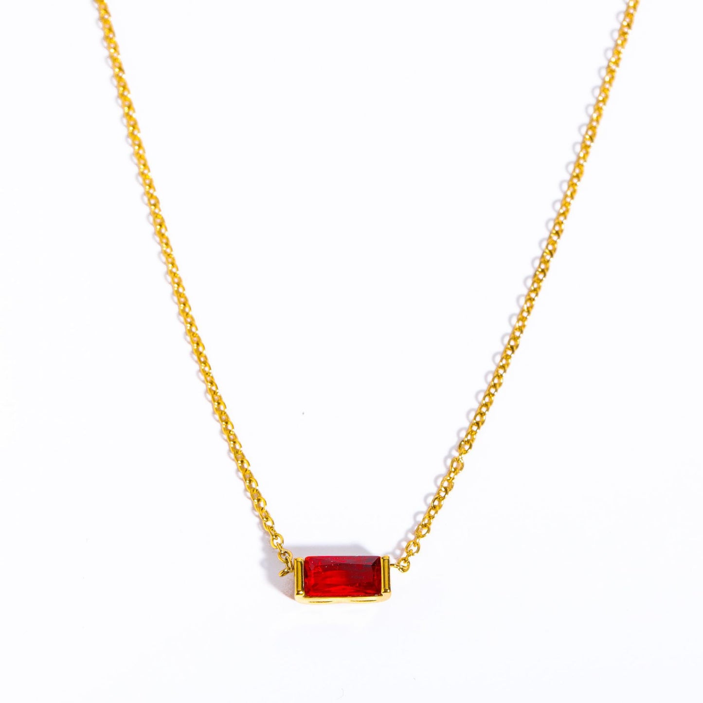 Radiant Birthstone Necklace A Personalized Treasure for Every Month