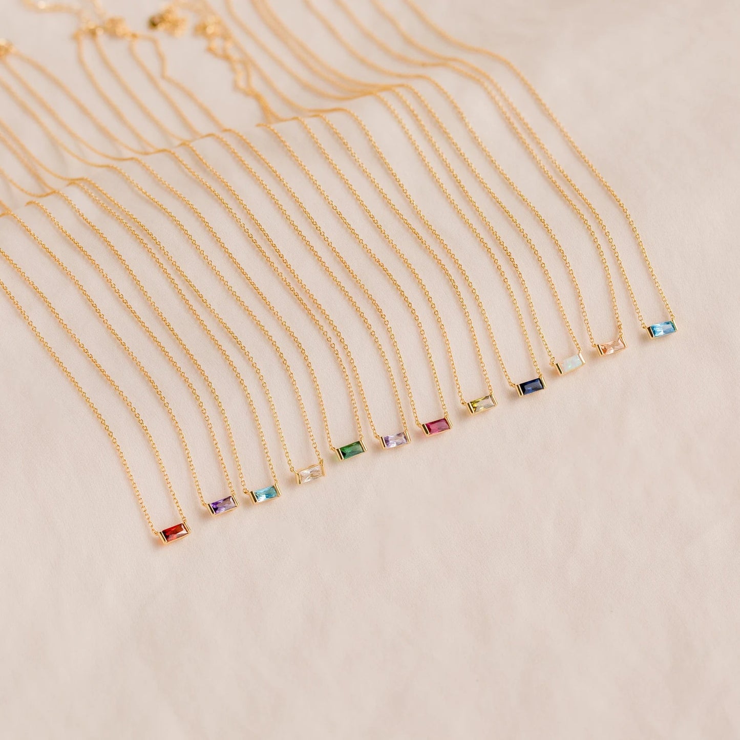 Radiant Birthstone Necklace A Personalized Treasure for Every Month