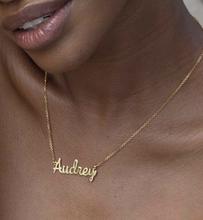 Personalized Name Necklace| Minimalist Gold Name Necklace with Box Chain| Perfect Gift for Her|Personalized Gift