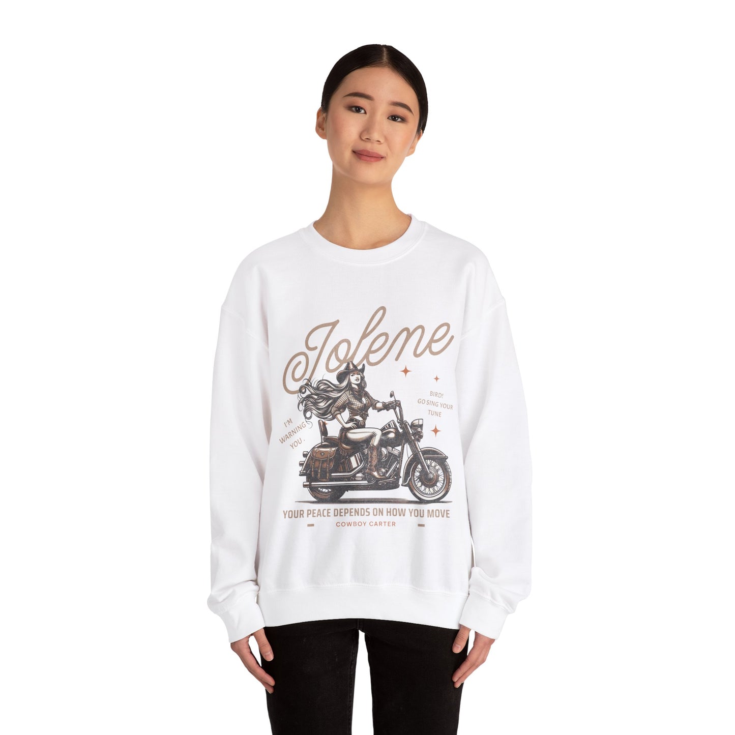 Jolene Crewneck Sweatshirt Fan Art Cowboy Carter