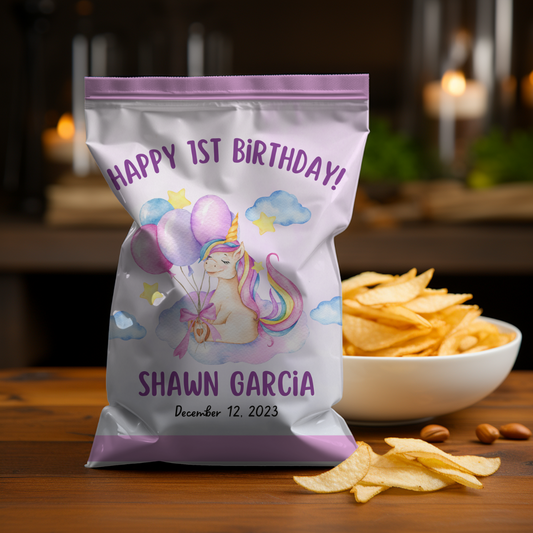 Personalized Snack Chip Bag