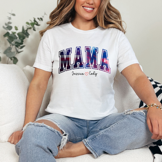 4th of July shirt, Independence Day tee, Custom Mama T-shirt, USA logo shirt, USA comfort color, Retro USA tshirt, Big USA shirt, Comfort Colors USA, USA retro shirt, USA T-shirt, Personalized Mom Tee, Kids Name Shirt, Patriotic Family Tee