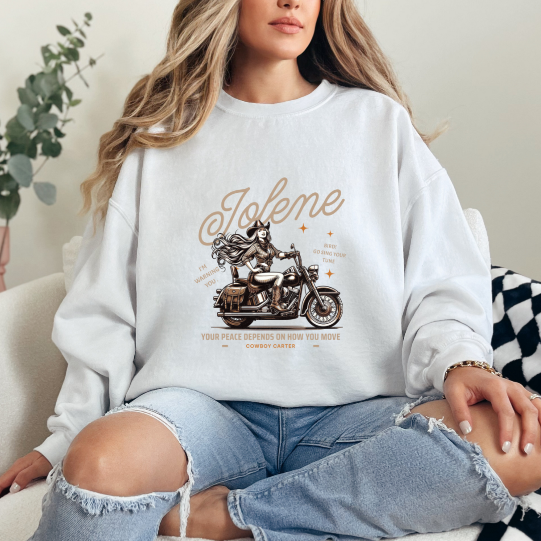 Jolene Crewneck Sweatshirt Fan Art Cowboy Carter