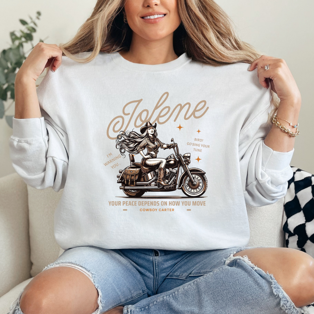 Jolene Crewneck Sweatshirt Fan Art Cowboy Carter