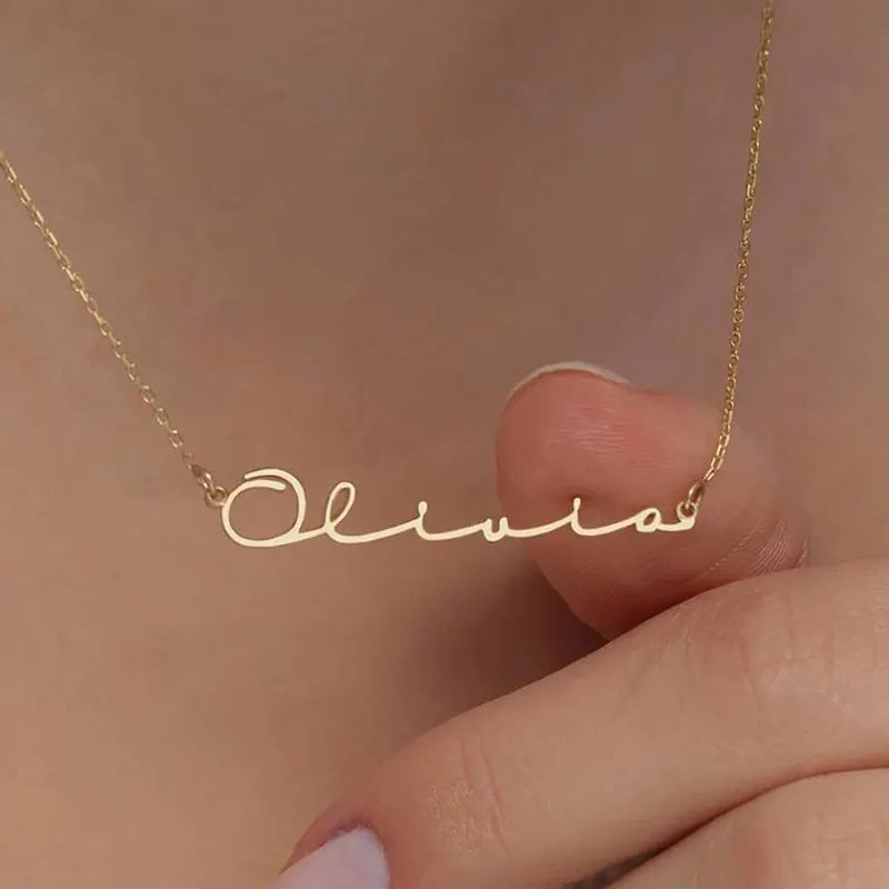 Name Necklace Gold, Nameplate Necklace 14k Solid Gold, Custom Name Jewelry, Gold Filled Name, Mama Necklace, Personalized Name Jewelry,custom name necklace,dainty name necklace,gift for mom,gold name necklace,mama necklace,name necklace,name necklace gold,name plate necklace,nameplate necklace,necklaces,necklace with name,script name necklace,solid gold necklace