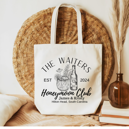 Custom Bride & Bachelorette Party Totes - Perfect for Bridal Showers, Nashville & Vegas Trips, Luxe Bachelorette Merch & Unique Engagement Gifts