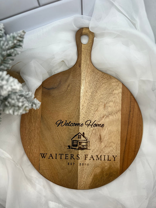 realtor closing gifts for clients,realtor gifts,closing gifts for buyers,house warming gift basket ideas,custom cutting board,personalized cutting board,first home gift,luxury housewarming gift,unique home gifts,personalized housewarming gift