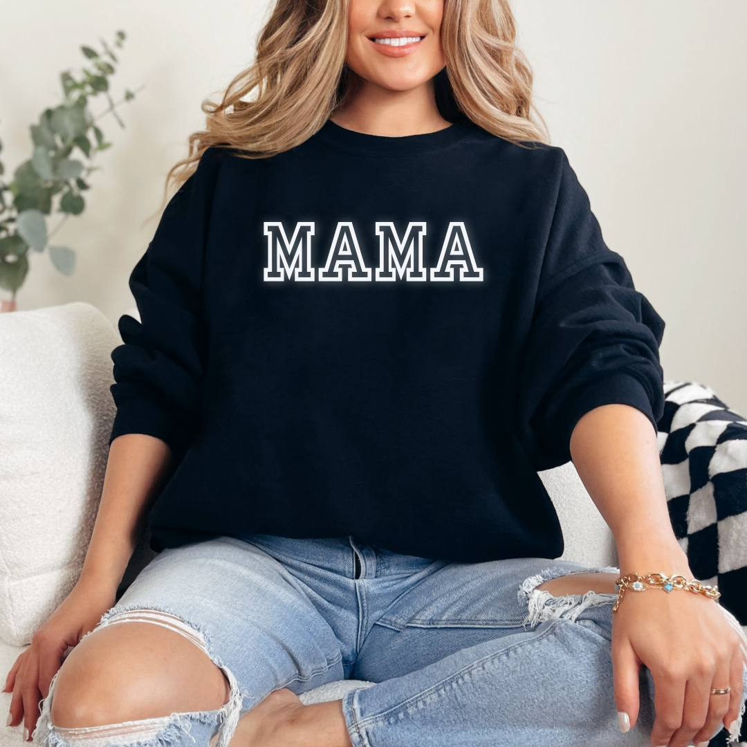 Personalized Mama Sweatshirt with Kid Names on Sleeve - The Ultimate Gift for Every Mom | Pretty Pink Laser Personalized Mama Sweatshirt with Kid Names on Sleeve|Mothers Day Gift|Birthday Gift for Mom|New Mom Gift|Minimalist Cool Mom Sweater anniversary gift,baby shower gift,cool mom sweater,first mothers day,gift for her,gift for mom,mama crewneck,mama shirt,mama sweatshirt,mom kids name sleeve,mothers day gift,new mom gift,new mom gifts