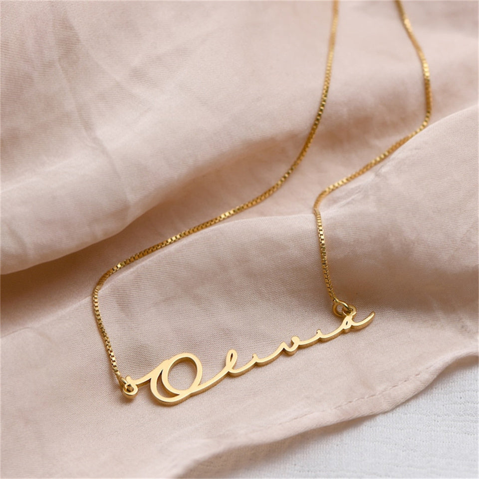 box chain,box chain necklace,caitlyn minimalist,custom name necklace,dainty name necklace,gifts for her,gifts for mom,gold name necklace,minimalist necklace,name necklace,personalized gift,personalized jewelry,silver name necklace