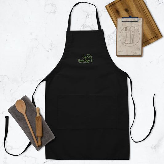 Embroidered Apron|Logo Apron,Personalized Apron with pockets, Custom Apron, Mens Aprons, Womens Apron, Custom Text Apron, Logo Apron,apron,custom apron,custom logo,custom mrs apron,custom text apron,kitchen and dining,logo apron,mens aprons,personalized apron,restaurant logo,valentine day gift,womens apron