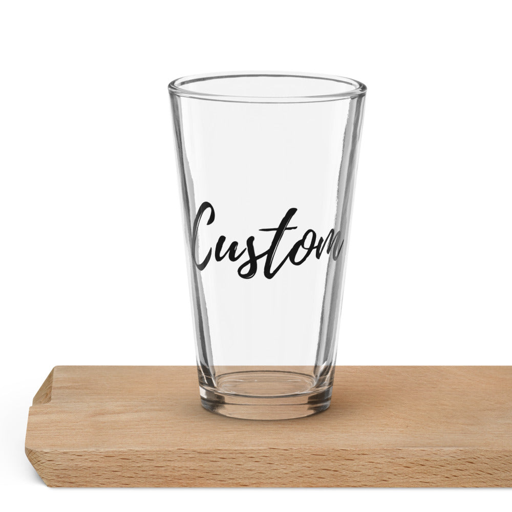 Custom Cocktail Glass Personalized Glass Tumbler for Drinks Unique Gift for Her Birth flowers