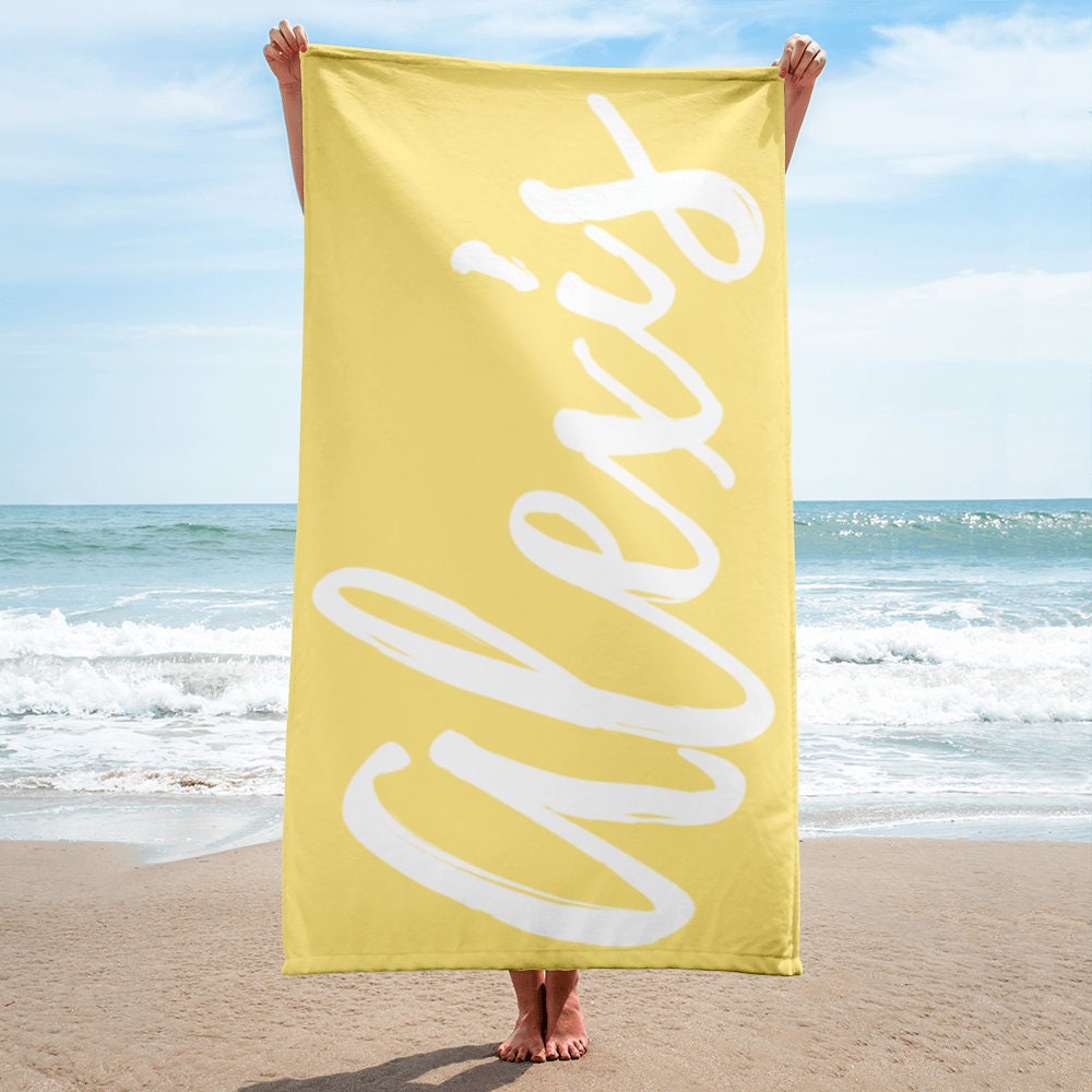Summer Vibes Towel best beach towel,best birthday gift,best gift,bridesmaid gift,custom beach towels,customized towel,custom name towel,cust